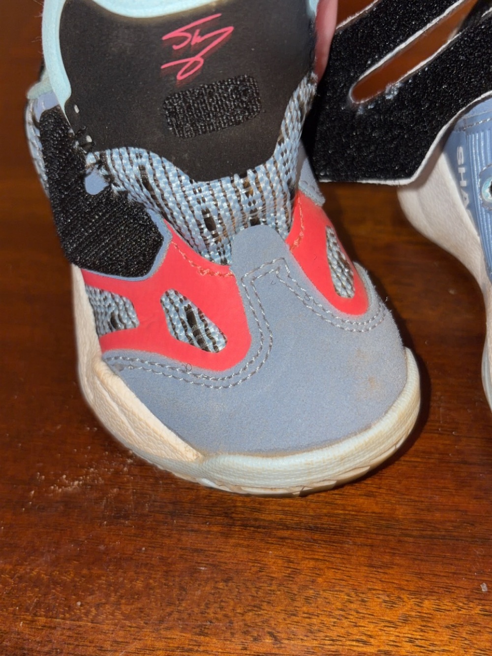 Shaq Baby Boy Sneakers Blue, Black And White Size 6 - Picture 8 of 9